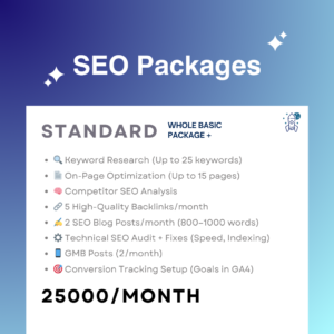 Standard SEO Packages