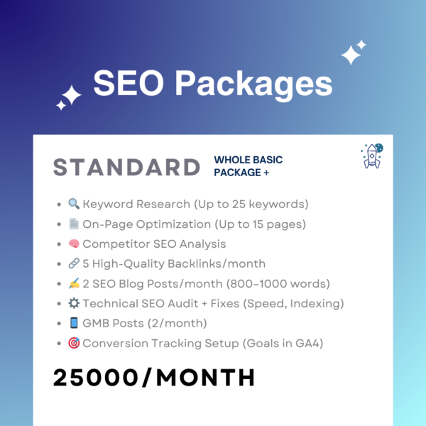 Standard SEO Packages